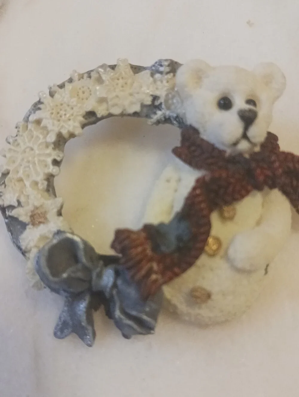 Boyd's Bear Christmas Pin, Vintage Jewelry